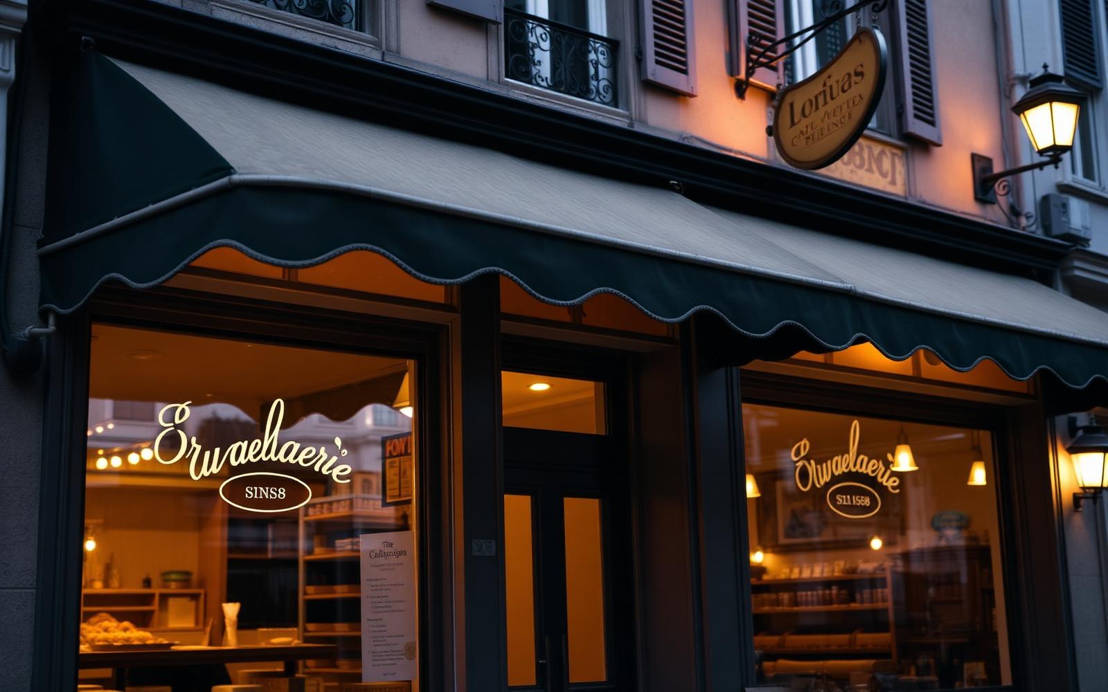 Devanture de la Pâtisserie Dumont